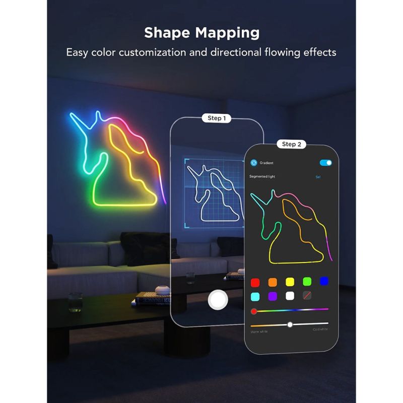 7. Govee H61D3 Neon Lights 2 3m | LED lighting | Matter, HomeKit, Google, Alexa, SmartThings
