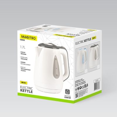12. Electric kettle 1.7L 2200W MR-031-BLUE MAESTRO