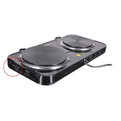 31. ESPERANZA ELECTRIC COOKER YELLOWSTONE 1500W + 1000W BLACK EKH014K