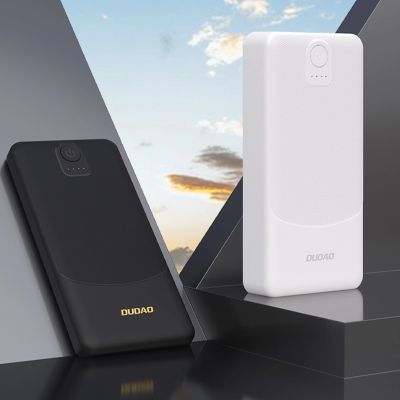 8. Powerbank Dudao K10 10000mAh 2.4A 2 x USB-A - black