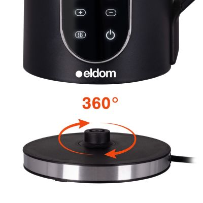 17. ELDOM CORDLESS KETTLE WITH TEMPERATURE REGULATION C560 NUVIA 2000W 1.7 L, LED DISPLAY, WATER TEMPERATURE REGULATION