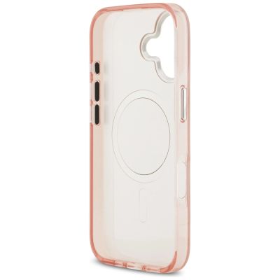 7. Karl Lagerfeld IML Aquarelle Choupette & Logo MagSafe iPhone 17 Case - Pink