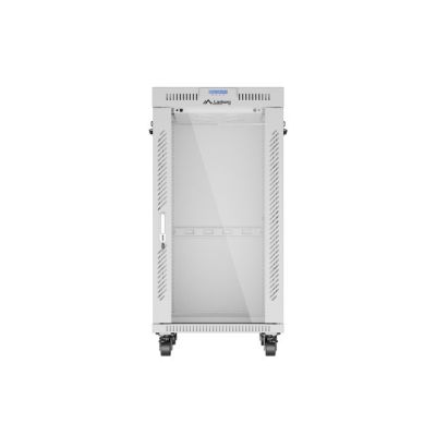 3. Lanberg FF01-6822-12SL 22U Freestanding Rack Gray