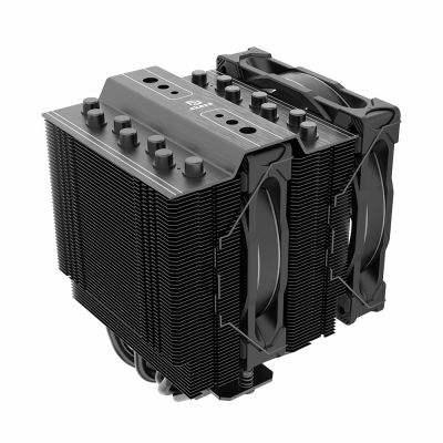 6. Akasa SOHO H7 Processor Air Cooler 12cm Black 1 pc.