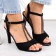 9. Sergio Leone W SK438 suede sandals, black