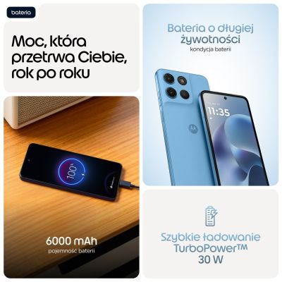 6. Motorola Moto G17 Power 8/256GB PANTONE Alaskan Blue