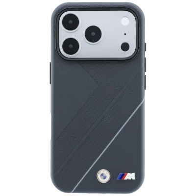 3. BMW M Tire Track with Silver Line MagSafe Case for iPhone 18 Pro Max / 17 Pro Max – graphite
