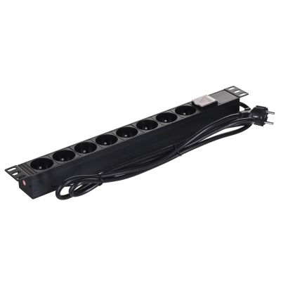 3. A-LAN PZ081U power strip (8 x UTE; 16 A (3680 W); 1.8 m; black)