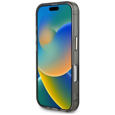 5. Guess IML Metal Mountain Logo MagSafe case for iPhone 16 - black