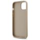 7. DKNY Quilted Stack Logo iPhone 15 Plus Case - Beige