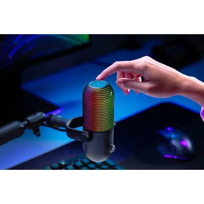 9. Razer Seiren V3 Chroma Black Tablet Microphone