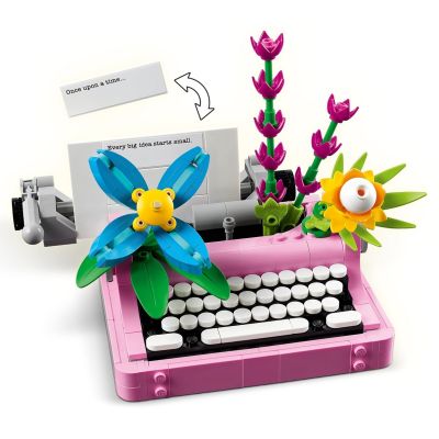 5. LEGO Creator 3-in-1 31169 – Typewriter with Flowers