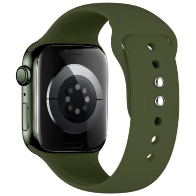 2. Tech-Protect Silicone Strap for Apple Watch 44 / 45 / 46 / 49 mm - Green
