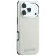 4. Karl Lagerfeld Grained Elongated Logo MagSafe Case for iPhone 17 Pro Max / 18 Pro Max - Beige
