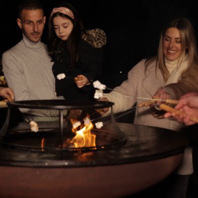 5. BF Bonbiza XL Open rusty garden fire pit