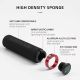 4. Rockbros BT1001BKRD Foam Bicycle Grips for Handlebars – Black and Red