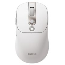 Baseus Editor Wireless Computer Mouse with 800mAh Battery and Battery Status Indicator - White