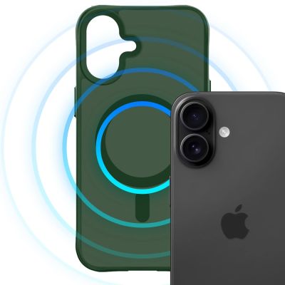 2. 3mk Smoke MagCase for iPhone 17 - Green-Translucent