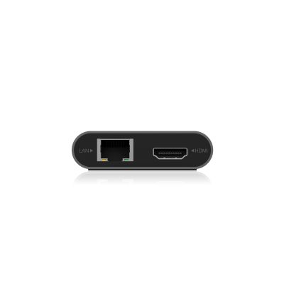 4. ICY BOX IB-DK4050-CPD Wired USB 3.2 Gen 1 (3.1 Gen 1) Type-C Anthracite