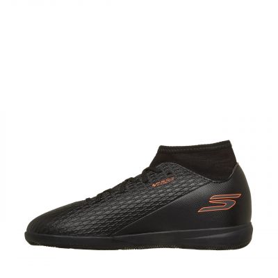 4. Skechers SKX_2 Kids' Soccer Shoes Black and Orange 252170L