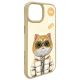 6. Nimmy Cool&Cute 2.0 Cat Case for iPhone 15 - Beige