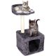 12. CAT SCRATCHING POST WITH HOUSE AND BED 68CM