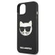 6. Karl Lagerfeld 3D Rubber Choupette Case for iPhone 13 mini - Black