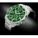 2. Men's Watch Giewont Chronograph Sapphire Silver Green GW3970-B8