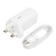 4. I-BOX C-65 GAN PD65W WALL CHARGER CABLE, WHITE
