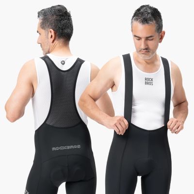 5. Rockbros 200021 Long Cycling Bib Shorts with Pad Size XXXL - Black