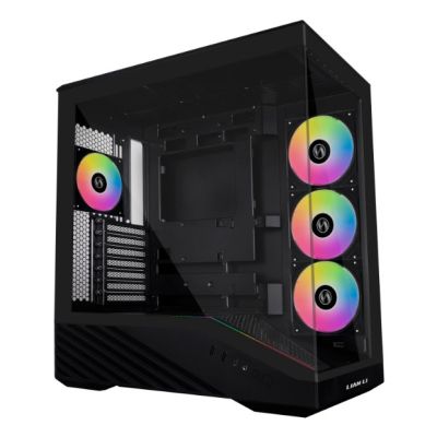 9. Lian Li Vector V100 PC Case, Midi-Tower, ATX, RGB, Tempered Glass