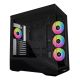 9. Lian Li Vector V100 PC Case, Midi-Tower, ATX, RGB, Tempered Glass