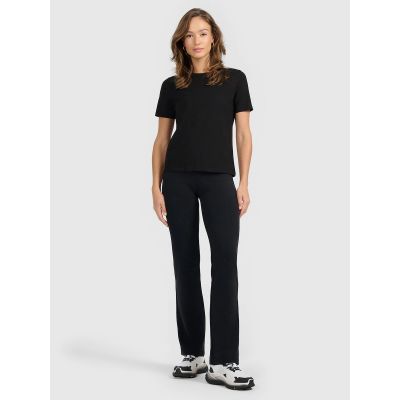 4. Women's regular plain T-shirt 4F 4FRMM00TTSHF3617-20S