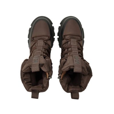 3. Lee Cooper Women’s Brown Winter Boots, Fleece-Lined Ankle Boots with Zip
