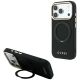 Guess Ring Stand 360 Grained Classic Logo MagSafe Case for iPhone 18 Pro Max / 17 Pro Max - Black