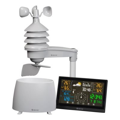 12. Denver WS-650 Digital Weather Station White AC/Battery