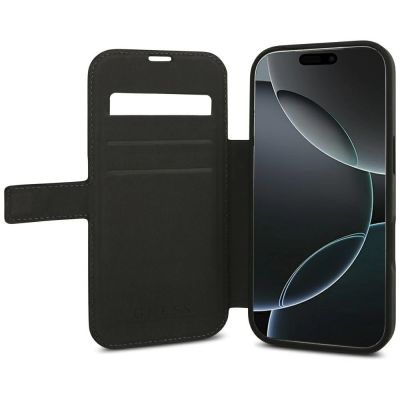 6. Guess Book 4G Metal Logo Case for iPhone 18 Pro / 17 Pro - Black