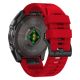 2. Tech-Protect Silicone Line Strap for Garmin Fenix 5X / 5X Plus / 6X / 6X Pro / 7X / 8 (51 mm) - Red
