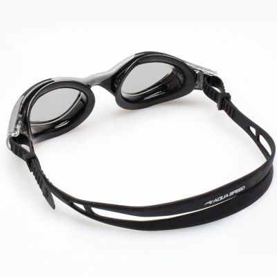 2. Aqua Speed Aquilo Swimming Goggles Black and Gray 62649-26