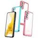 5. Outer Space Case Cover for Samsung Galaxy S22 + (S22 Plus) Hard Cover with Gel Frame Red
