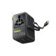 3. Baseus EnerCore CG11 70W 6-in-1 Travel Adapter with Retractable USB-C Cable - Black