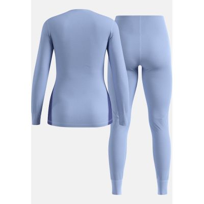 9. Thermal underwear - Odlo Set ACTIVE WARM Special Set size S Navy blue
