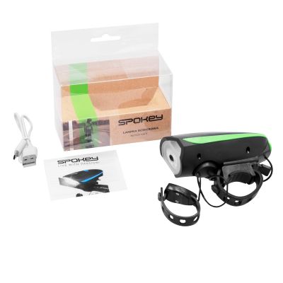 5. Spokey Raini SPK-942714 Bicycle Lamp with Horn