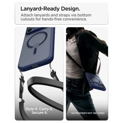 12. Spigen Ultra Hybrid MagSafe Case for iPhone 18 Pro Max / 17 Pro Max - Dark Blue