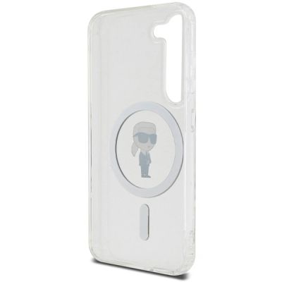 7. Karl Lagerfeld IML Ikonik MagSafe case for Samsung Galaxy S23 - transparent