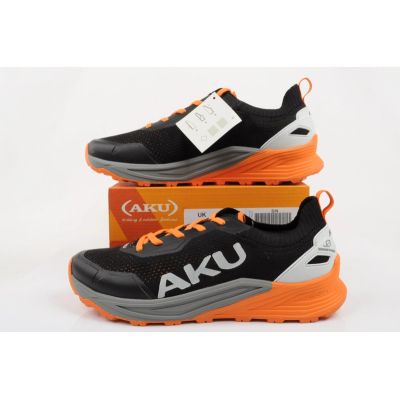 11. Aku men's outdoor trekking shoes Aira comfortable hiking black gray orange