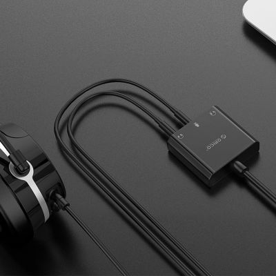 5. Orico SKT3 USB-A External Sound Card - Black