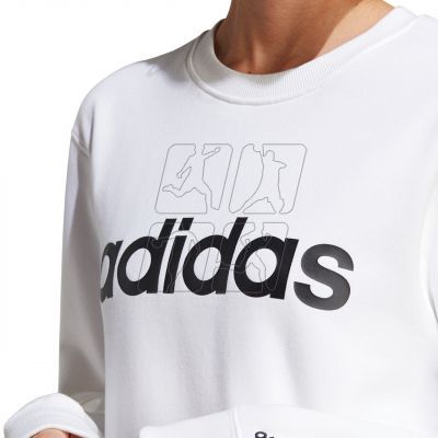10. adidas Essentials Linear French Terry W sweatshirt IC6879