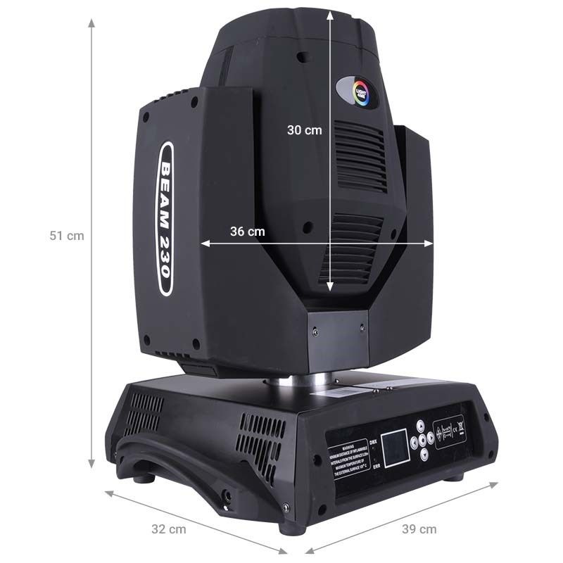 LIGHT4ME 7R BEAM 230W moving head lighting