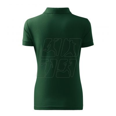 3. Women's Cotton Polo Shirt (Dark Green)